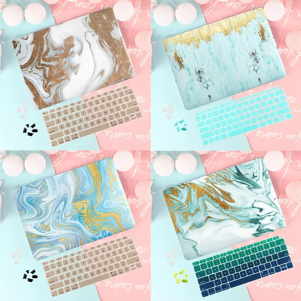 2019 Fashion Marble Print Hard Shell Cover & Keyboard cover+Dust plug For Apple MacBook Pro Retina 12 13 15 Touch Bar & Air 13
2019 Fashion Marble Print Hard Shell Cover & Keyboard cover+Dust plug For Apple MacBook Pro Retina 12 13 15 Touch Bar & Air 13