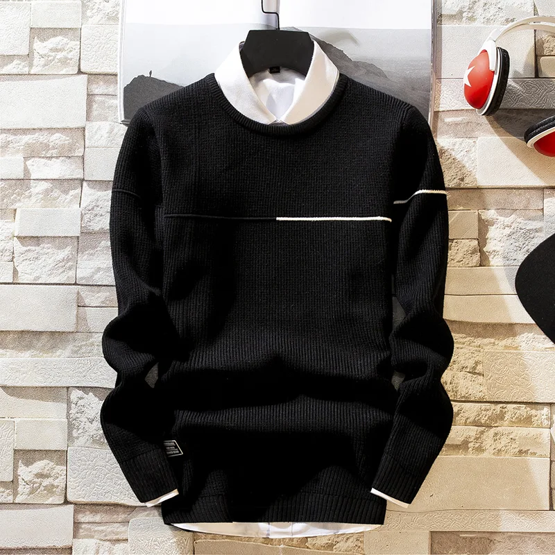 BKTrend Sweater Men 2019 New Autumn Winter Warm Mens Knitted Sweaters Solid Color Casual O-Neck Pull Homme Thick Pullover Men
BKTrend Sweater Men 2019 New Autumn Winter Warm Mens Knitted Sweaters Solid Color Casual O-Neck Pull Homme Thick Pullover Men