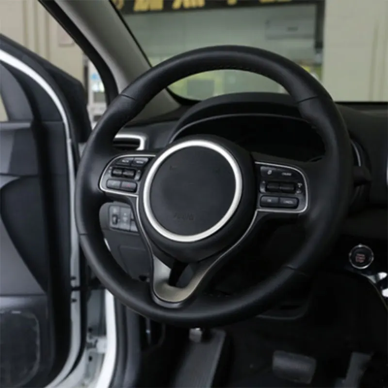 Zlord Car Styling Accessories for Kia Sportage Kx5 QL 2016 2017 2018 Stainless Steel Car Steering Wheel Cover Trim Stickers
Zlord Car Styling Accessories for Kia Sportage Kx5 QL 2016 2017 2018 Stainless Steel Car Steering Wheel Cover Trim Stickers