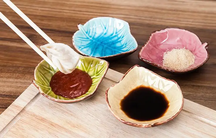 Creative Grape Leaves Ceramic Dish Versatile Kitchen Breakfast Snack Trays Vinegar Sauce Disk Crackle Glaze Seasoning Dishes
Creative Grape Leaves Ceramic Dish Versatile Kitchen Breakfast Snack Trays Vinegar Sauce Disk Crackle Glaze Seasoning Dishes