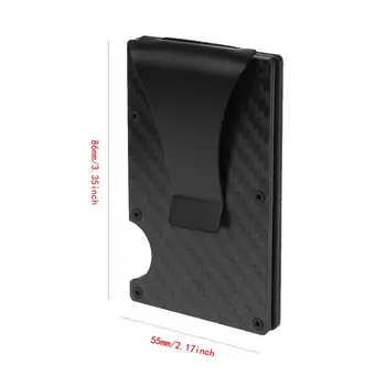 Card Holder Money Cash RFID Clip Men Wallet Portable Anti-theft Carbon Fibre Slim Business Travel 860mm*540mm
Card Holder Money Cash RFID Clip Men Wallet Portable Anti-theft Carbon Fibre Slim Business Travel 860mm*540mm