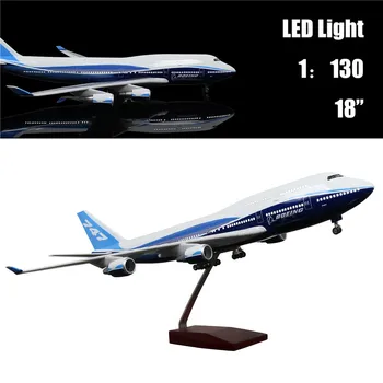 46CM 1:130 Diecast Airplane Model Airbus B747 with LED Light(Touch or Sound Control) Plane for Decoration or Gift
46CM 1:130 Diecast Airplane Model Airbus B747 with LED Light(Touch or Sound Control) Plane for Decoration or Gift