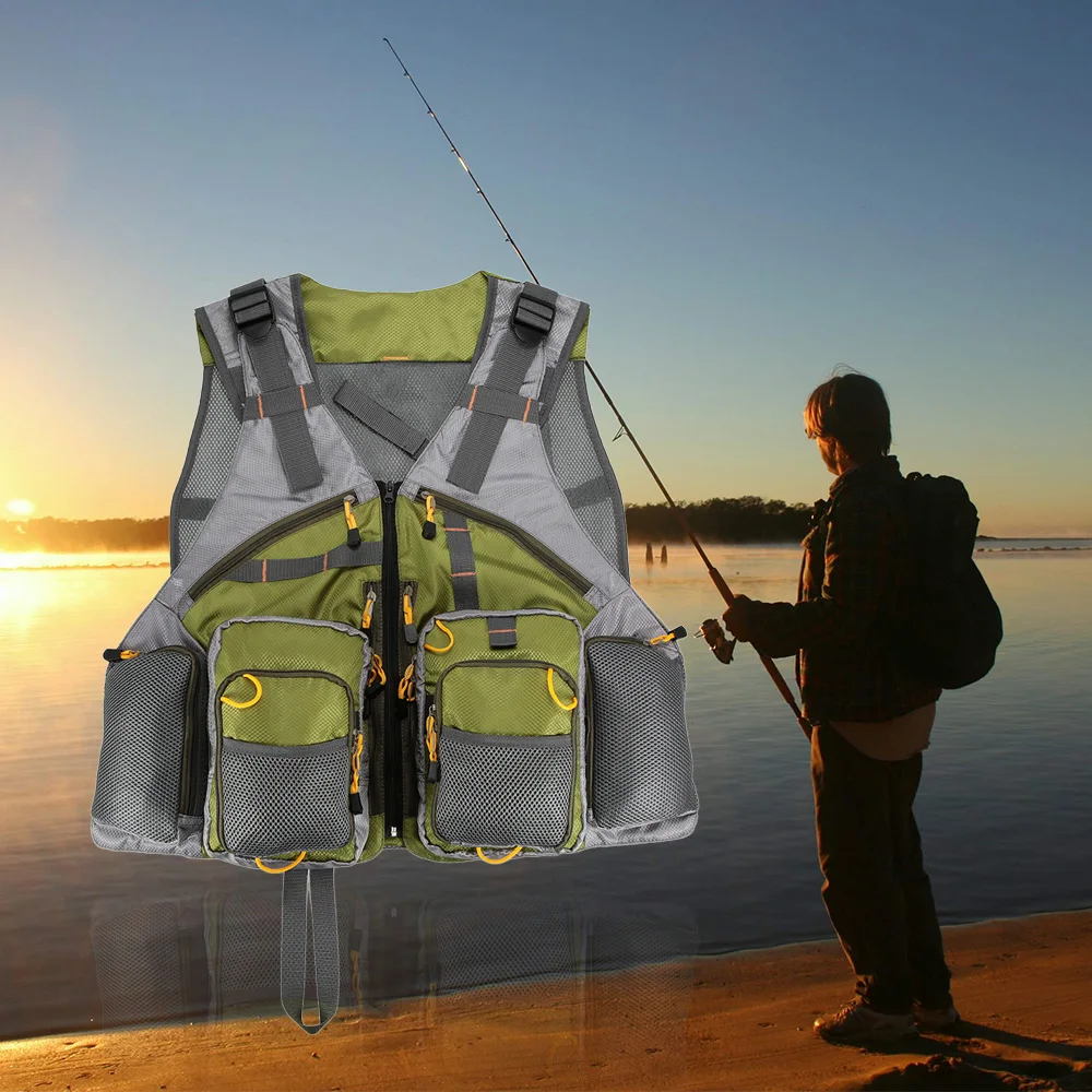 Adjustable Fly Fishing Vest Premium Gear Packs and Vests Mesh Fishing Vest for Fly Fishing for Men and Women
Adjustable Fly Fishing Vest Premium Gear Packs and Vests Mesh Fishing Vest for Fly Fishing for Men and Women