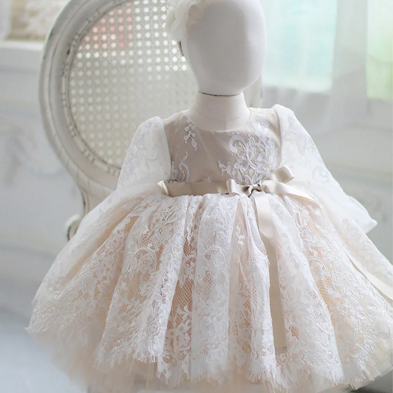 Newborn Baby Girls Dress for Baptism Christening 1st Birthday Infant Dresses Long Sleeve Tulle Party Prom Toddler Girl Dresses
Newborn Baby Girls Dress for Baptism Christening 1st Birthday Infant Dresses Long Sleeve Tulle Party Prom Toddler Girl Dresses