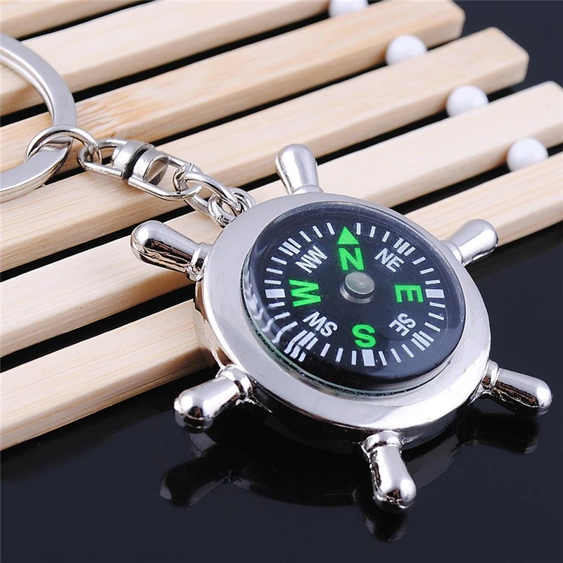 Silver Helmsman Compass key Keychain Top Quality Fashion Key Chain For Lettering Men Women Best Birthday Valentine's Day Gift
Silver Helmsman Compass key Keychain Top Quality Fashion Key Chain For Lettering Men Women Best Birthday Valentine's Day Gift