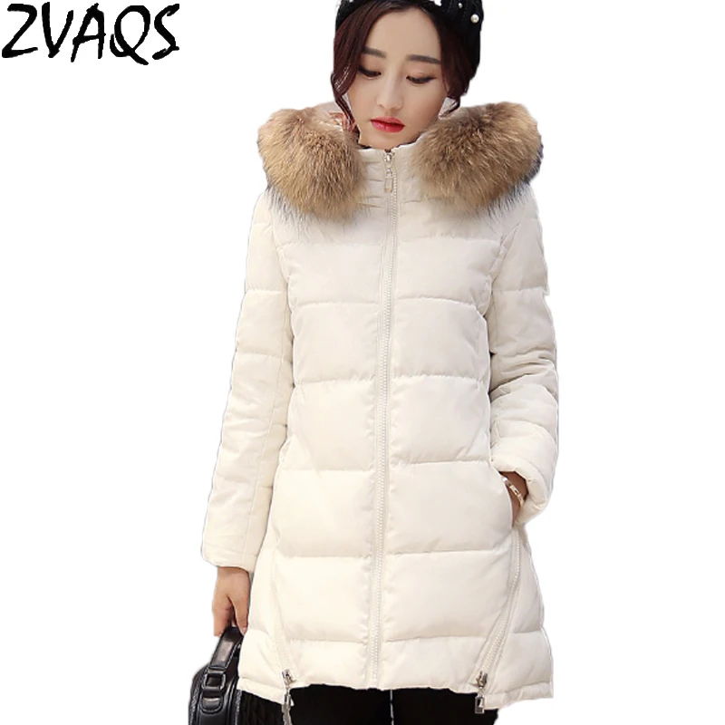 Manteau Femme 2018 Winter Jacket Long Cloak Type Real Raccoon Fur Collar Hooded Women Winter Down Cotton Jackets Coats YM231
Manteau Femme 2018 Winter Jacket Long Cloak Type Real Raccoon Fur Collar Hooded Women Winter Down Cotton Jackets Coats YM231
