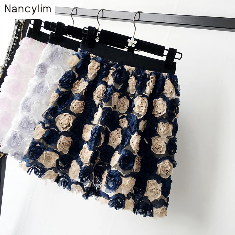 Stereo Rose Flower Skirt Girls Ladies Short Skirt Female Student Party Dance Skirt Nancylim
Stereo Rose Flower Skirt Girls Ladies Short Skirt Female Student Party Dance Skirt Nancylim