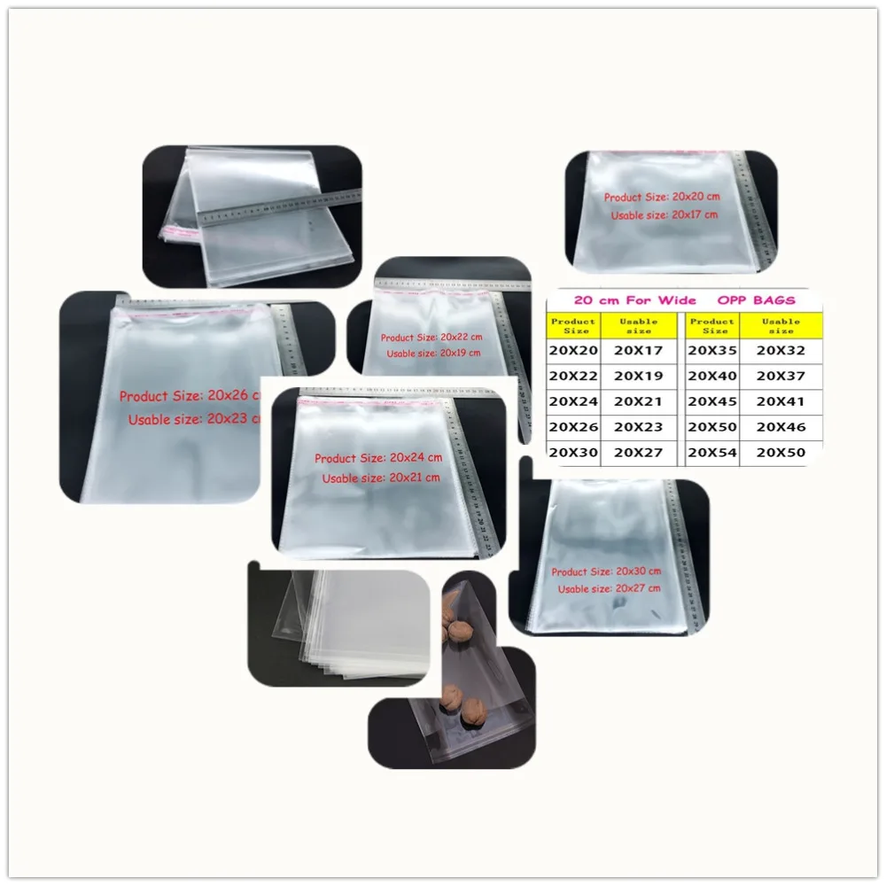 NEW 10 sizes width20cm-OPP-Clear-Seal-Self-Adhesive-Plastic-Jewelry-Packing-Bags
NEW 10 sizes width20cm-OPP-Clear-Seal-Self-Adhesive-Plastic-Jewelry-Packing-Bags