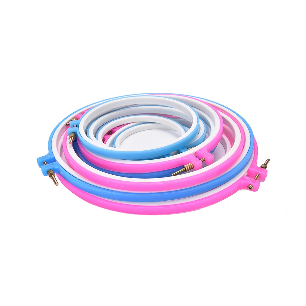 New 1 PC Plastic Embroidery and Cross Stitch Hoop Set Embroidery Hoop Ring Frame Adjustable Sewing Tools
New 1 PC Plastic Embroidery and Cross Stitch Hoop Set Embroidery Hoop Ring Frame Adjustable Sewing Tools