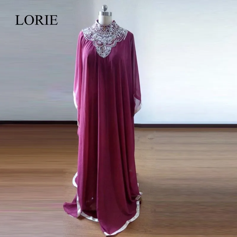 Purple Muslim Evening Dress 2017 Robe Marocaine Caftan Long Sleeve Prom Dresses High Neck Crystals Beaded For Arabic Women Party
Purple Muslim Evening Dress 2017 Robe Marocaine Caftan Long Sleeve Prom Dresses High Neck Crystals Beaded For Arabic Women Party