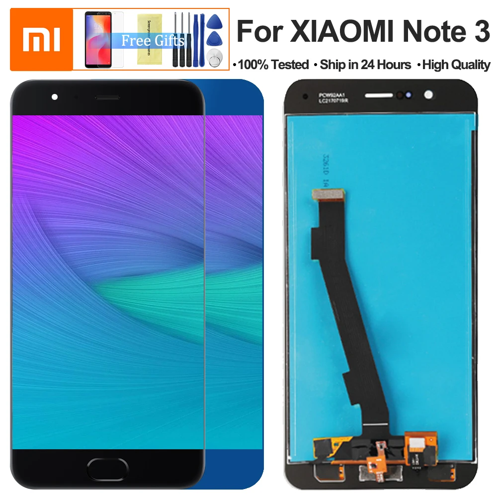 5.5" Black/Blue Note 3 Display For Xiaomi Mi Note 3 LCD Touch Screen with Fingerprint Digitizer Replacement For Mi Note 3 LCD
5.5" Black/Blue Note 3 Display For Xiaomi Mi Note 3 LCD Touch Screen with Fingerprint Digitizer Replacement For Mi Note 3 LCD