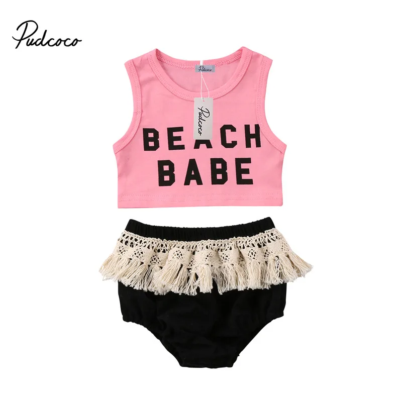 2018 Summer Newborn Baby Girls Sleeveless Crop Tank Top+Tassels Triangle Shorts 2PCS Outfits Toddler Kids Clothing Sportwear
2018 Summer Newborn Baby Girls Sleeveless Crop Tank Top+Tassels Triangle Shorts 2PCS Outfits Toddler Kids Clothing Sportwear