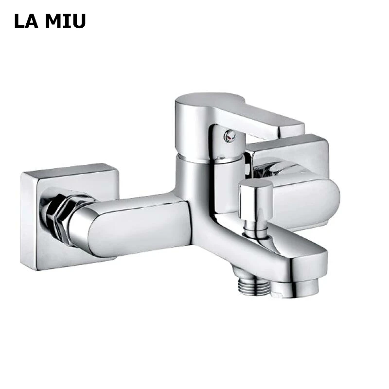 

LA MIU Free Shipping Brass bathroom shower faucet bathtub 2 Functions shower Mixing Bath Shower taps Grifo UP 3110