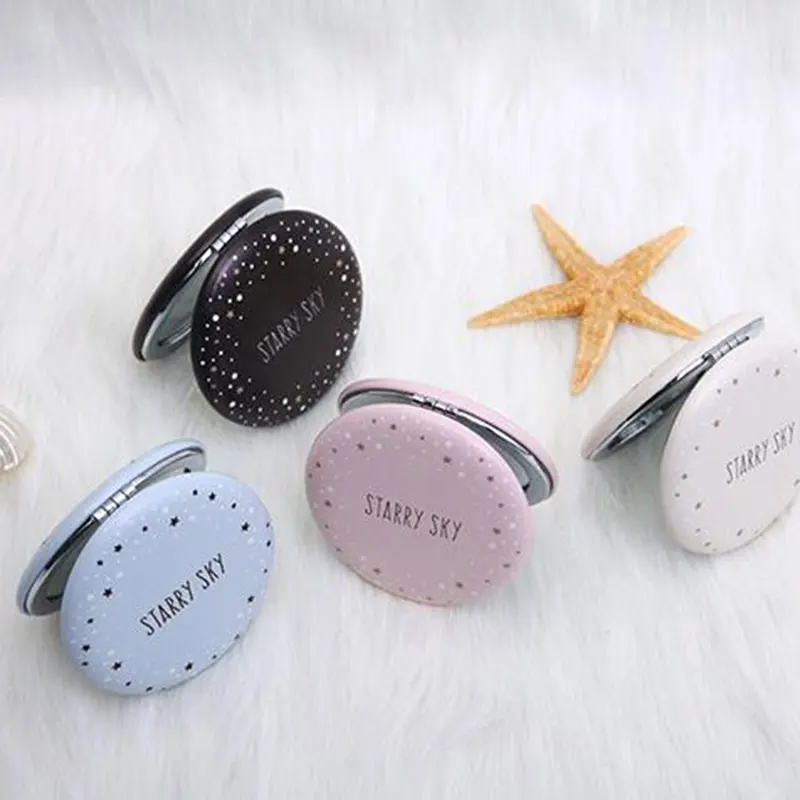 HUAMIANLI Make Up Round Mirror Girls Mini Cute Mirror Double Side Folding Black Mirror Portable Pu Leather Mirror
HUAMIANLI Make Up Round Mirror Girls Mini Cute Mirror Double Side Folding Black Mirror Portable Pu Leather Mirror