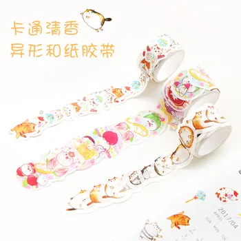 3PCS/LOT cartoon shaped small fresh multicolour decorative tape masking tape washi tape
3PCS/LOT cartoon shaped small fresh multicolour decorative tape masking tape washi tape