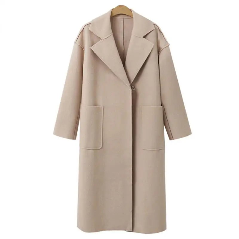 Simple and stylish cashmere wool coat Europe wind Demi season jacket women's spring fashion coat
Simple and stylish cashmere wool coat Europe wind Demi season jacket women's spring fashion coat