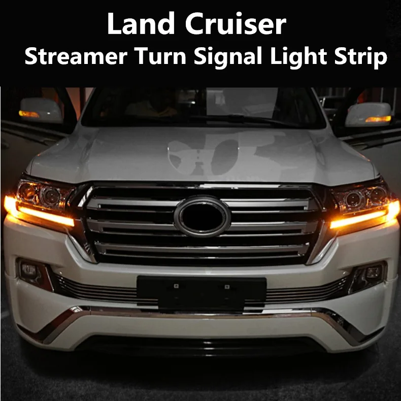 car Streamer Turn Signal Light Strip Led for Toyota Land Cruiser 16-18 LC200 No damage to the installation
car Streamer Turn Signal Light Strip Led for Toyota Land Cruiser 16-18 LC200 No damage to the installation