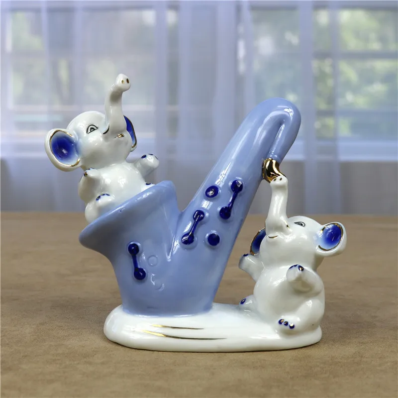 Creative Porcelain Sax Playing Elephant Miniature Ceramic Novelty Decor Art and Craft Ornament Trinket Accessories Furnishing
Creative Porcelain Sax Playing Elephant Miniature Ceramic Novelty Decor Art and Craft Ornament Trinket Accessories Furnishing