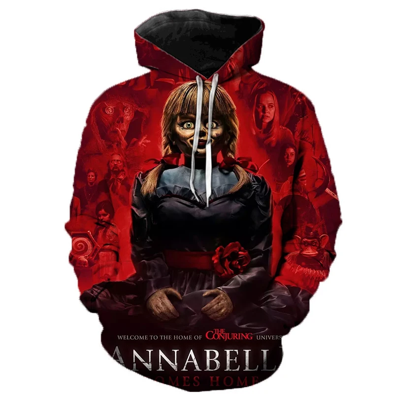 2019 Men Women Casual Hoodies Horror Movie Annabelle 3 Comes Home 3D Printed Hoodies Fashion Streetwear Pullovers Plus Size Tops
2019 Men Women Casual Hoodies Horror Movie Annabelle 3 Comes Home 3D Printed Hoodies Fashion Streetwear Pullovers Plus Size Tops