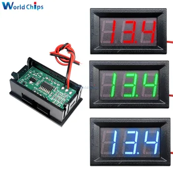 DC 4.5V-30V Digital Voltmeter 0.56" 0.56 Inch LED 2-Wires Voltage Volt Meter Panel Gauge Instrument Tool Red Green Blue Display
DC 4.5V-30V Digital Voltmeter 0.56" 0.56 Inch LED 2-Wires Voltage Volt Meter Panel Gauge Instrument Tool Red Green Blue Display