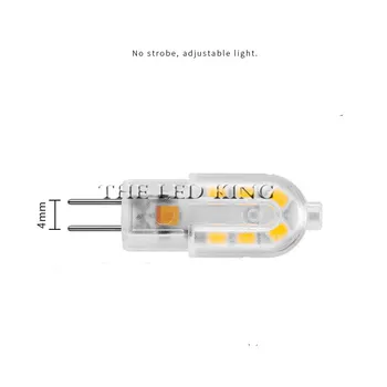 

10PCS G9 G4 Lamp Led Corn Bulb COB 12LEDs SMD 2835 Replace 20W 30W 40W 50W Halogen Light Dimming Spotlight AC 12V 220V