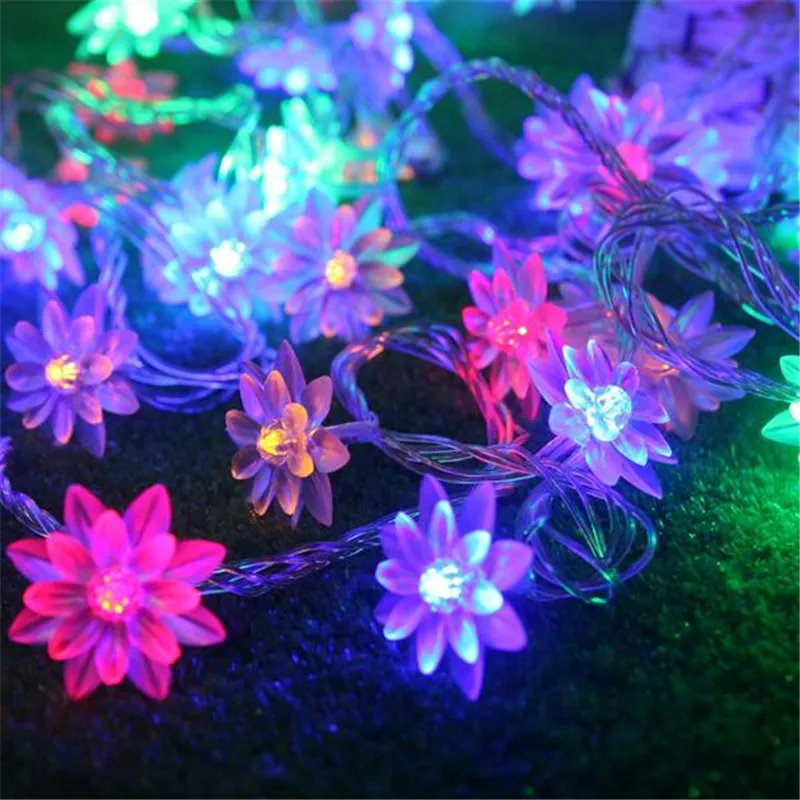4M 20LEDs 3 Colors Lotus LED String Lights Lover's Day Holiday Events Holidays Garland Decor. Flowers 110V 220V US EU UK AU
4M 20LEDs 3 Colors Lotus LED String Lights Lover's Day Holiday Events Holidays Garland Decor. Flowers 110V 220V US EU UK AU