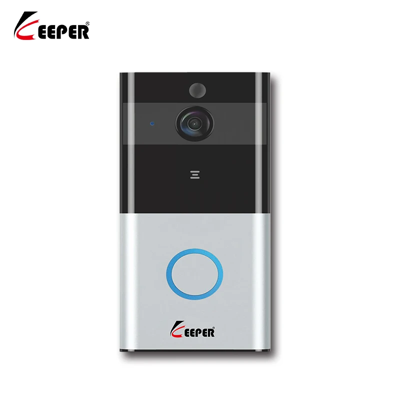 

Keeper Wireless IP WiFi Doorbell With 720P Video Camera IR Night Vision Motion Detection Alarm Security Doorphone And 8G TF Card