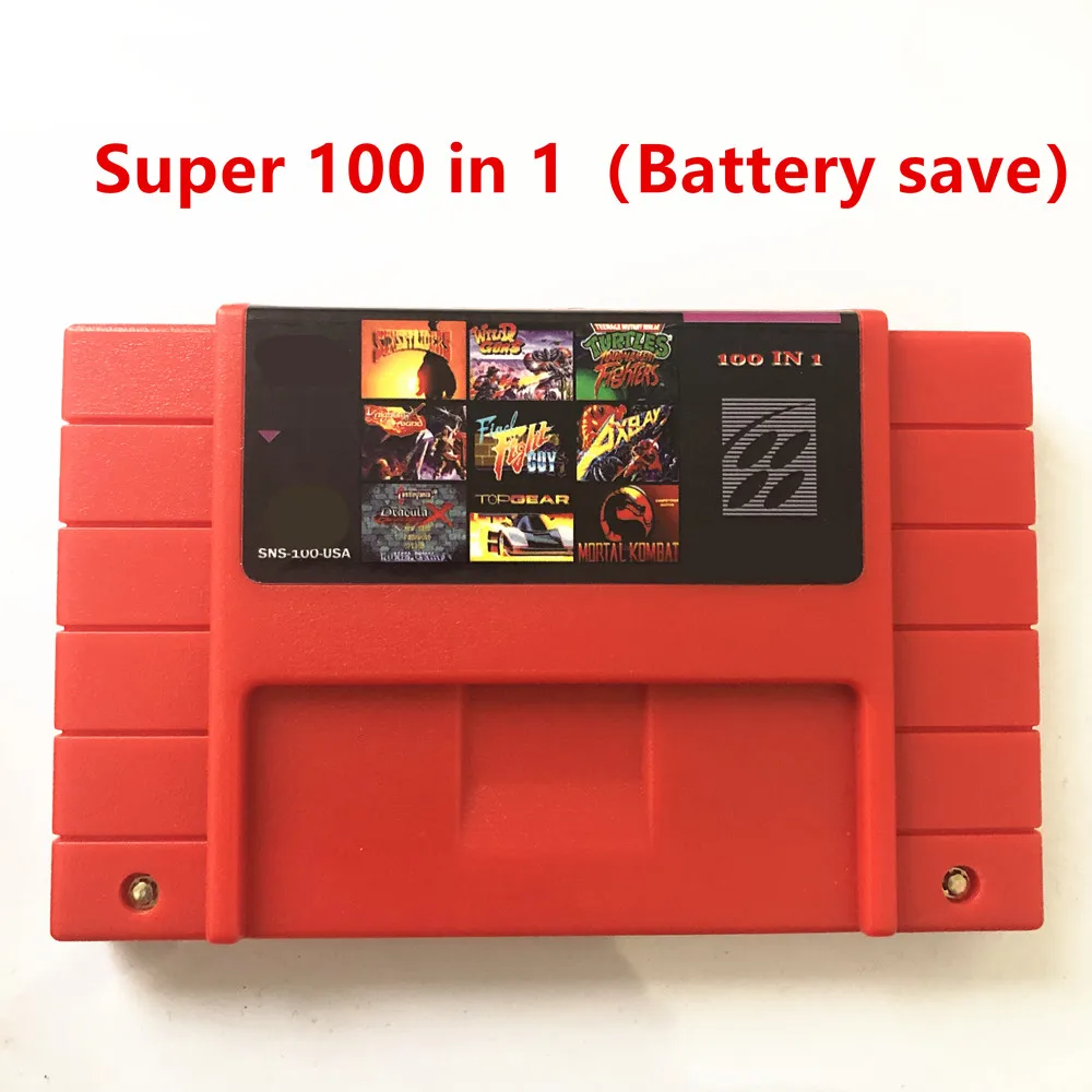 Red shell ! Save file ! Super 100 in 1 TMNT IV /Mortal Kombat 2/ Contra /MegaMan/Sonic/ Gear/Video games For NTSC console !
Red shell ! Save file ! Super 100 in 1 TMNT IV /Mortal Kombat 2/ Contra /MegaMan/Sonic/ Gear/Video games For NTSC console !