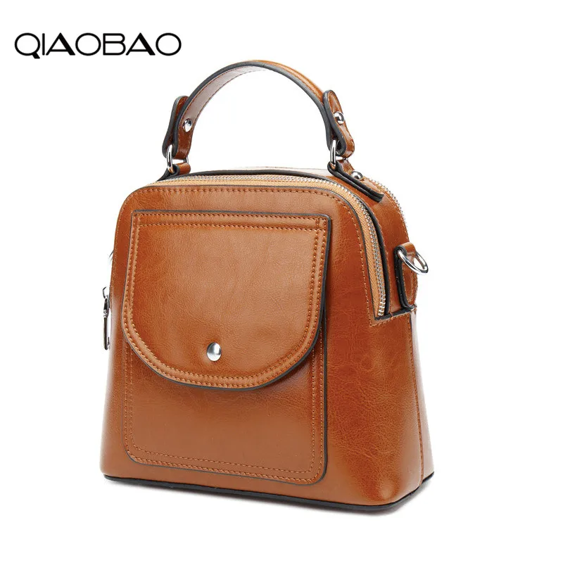 QIAOBAO New Fashion Women Cowhide Satchels Genuine Leather High Quality Female Bag Designer Cowhide Bolsos Lady Small Totes
QIAOBAO New Fashion Women Cowhide Satchels Genuine Leather High Quality Female Bag Designer Cowhide Bolsos Lady Small Totes