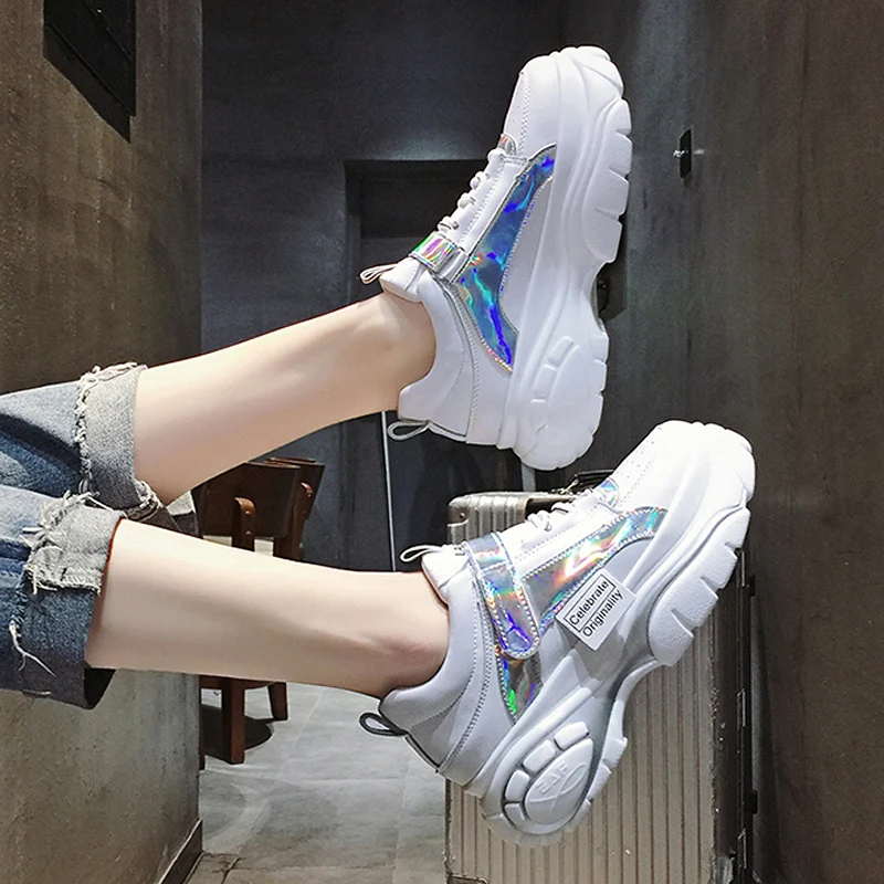 Bling Bling Women Casual Shoes Woman Platform Sneakers High Heels Flats Loafers Ladies Creepers Zapatos Mujer Dropshipping
Bling Bling Women Casual Shoes Woman Platform Sneakers High Heels Flats Loafers Ladies Creepers Zapatos Mujer Dropshipping