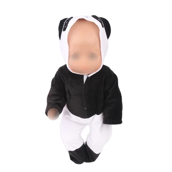Doll clothes cute panda outfit suit fit 43 cm baby dolls and 18 inch Girl dolls clothing accessories f738
Doll clothes cute panda outfit suit fit 43 cm baby dolls and 18 inch Girl dolls clothing accessories f738