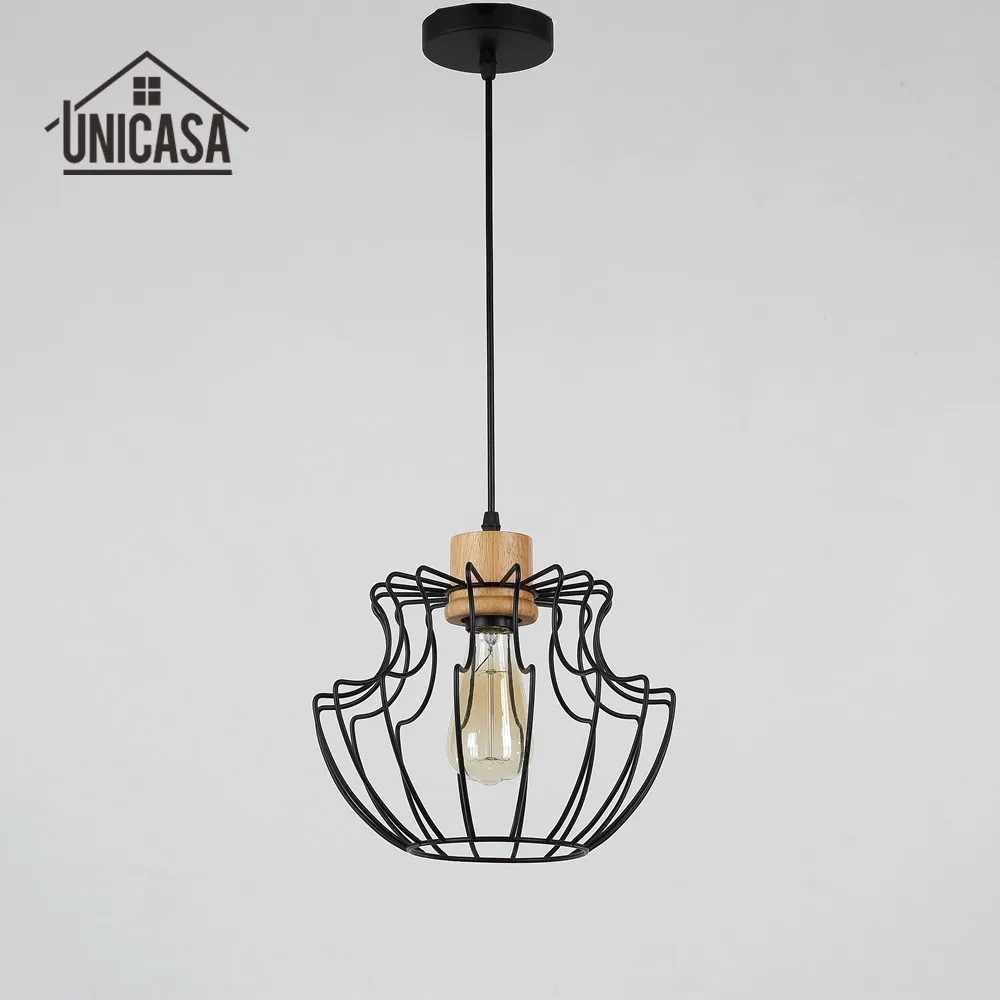 Antique Wooden Pendant Lights Wrought Iron Industrial Lighting Kitchen Island Modern LED Bulb Lamp Retro Pendant Ceiling Lamp
Antique Wooden Pendant Lights Wrought Iron Industrial Lighting Kitchen Island Modern LED Bulb Lamp Retro Pendant Ceiling Lamp