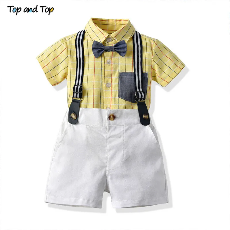 Top and Top Baby Boy Clothing Set Summer Toddler Boys Shorts Sets Short Sleeve Shirt with Bow Tie+Pants Roupas Infantis Menino
Top and Top Baby Boy Clothing Set Summer Toddler Boys Shorts Sets Short Sleeve Shirt with Bow Tie+Pants Roupas Infantis Menino