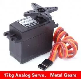 Power HD Standard Sports Analog Servo 17kg/63g HD-1501MG W/Metal Gear and Plastic Case for RC Airplanes, Boats, Trucks and Cars
Power HD Standard Sports Analog Servo 17kg/63g HD-1501MG W/Metal Gear and Plastic Case for RC Airplanes, Boats, Trucks and Cars