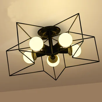 Retro Creative Metal Flush Mount 1/5 light ceiling lamp Cafe Bar Ceiling Chandelier Fixure lamparas de techo modernas led
Retro Creative Metal Flush Mount 1/5 light ceiling lamp Cafe Bar Ceiling Chandelier Fixure lamparas de techo modernas led