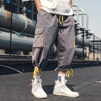 2019 Spring And Summer New Eight Points Casual Japanese Large Size Tide Creative Youth Loose Cotton Overalls
2019 Spring And Summer New Eight Points Casual Japanese Large Size Tide Creative Youth Loose Cotton Overalls