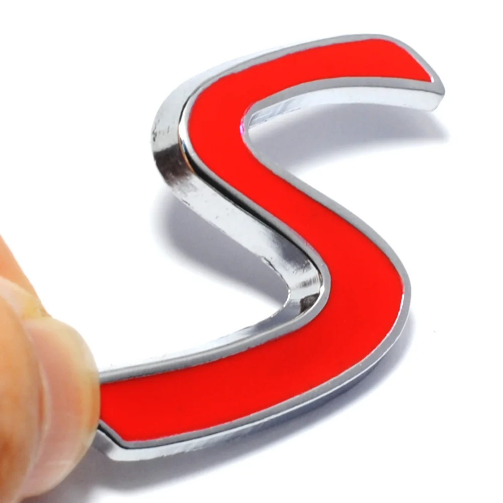 1pc Red S Sport 3D Car Metal Emblem Universal Car Auto S Logo Rear Tailgate Badge Emblem Sticker Decal for Mini Cooper
1pc Red S Sport 3D Car Metal Emblem Universal Car Auto S Logo Rear Tailgate Badge Emblem Sticker Decal for Mini Cooper