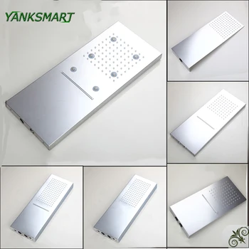 YANKSMART Good Quality Rainfall Square Shower Head Bathroom Shower Set Wall Mounted Basin Overhead LED Light New Chrome Finished
YANKSMART Good Quality Rainfall Square Shower Head Bathroom Shower Set Wall Mounted Basin Overhead LED Light New Chrome Finished