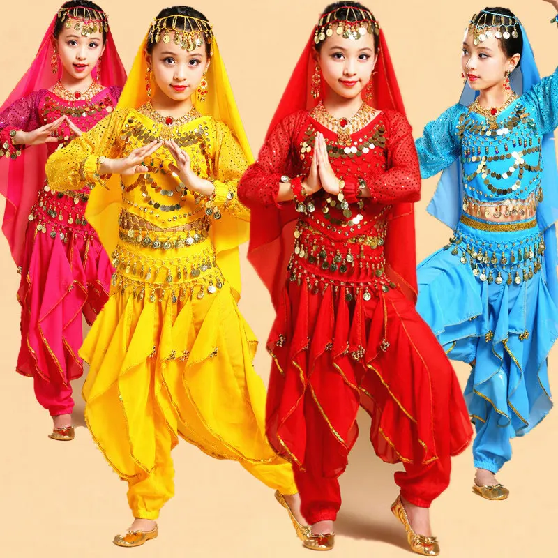 Kid Girls Long Sleeve Belly Dancing Costume Set Kids Performance Indian Dance Children Girl Bellydance Girl Egypt Dance Costumes
Kid Girls Long Sleeve Belly Dancing Costume Set Kids Performance Indian Dance Children Girl Bellydance Girl Egypt Dance Costumes