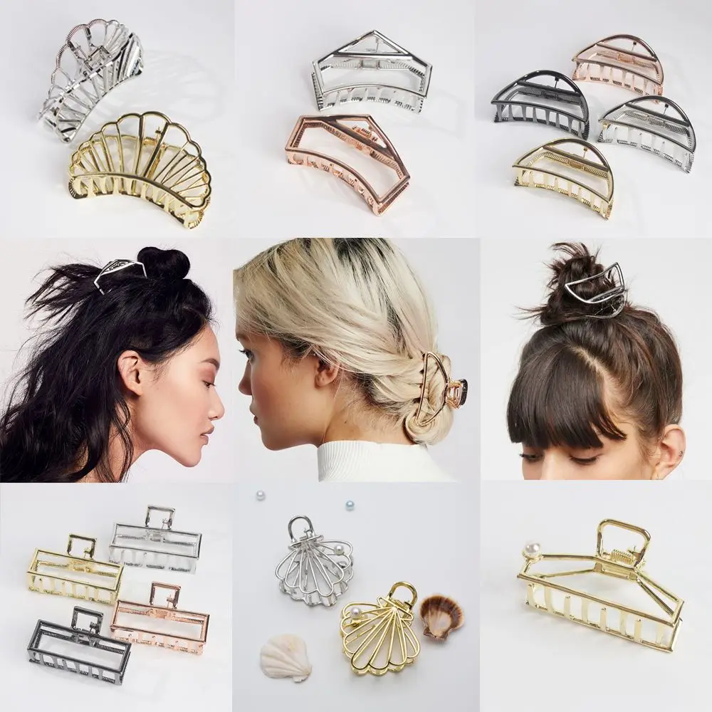 Stylish Women Fashion Metal Modern Stylish Hair Claw Hair Clips Barrette Girls Ladies Bun Maker Make Up Tool Hair Accessories
Stylish Women Fashion Metal Modern Stylish Hair Claw Hair Clips Barrette Girls Ladies Bun Maker Make Up Tool Hair Accessories