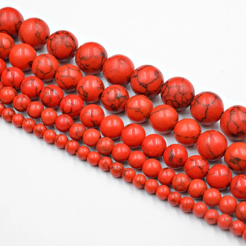 4-12mm Natural Red Turquoises Stone Round Beads Loose Beads Wholesale for Jewelry Making Accessories DIY Free Shipping
4-12mm Natural Red Turquoises Stone Round Beads Loose Beads Wholesale for Jewelry Making Accessories DIY Free Shipping