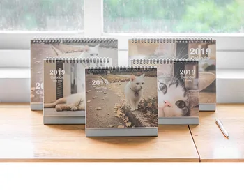 2019 Year New Kawaii Cartoon Cat Calendar 165*170mm Creative Desk Standing Paper Organizer Schedule Planner NoteBook Escolar
2019 Year New Kawaii Cartoon Cat Calendar 165*170mm Creative Desk Standing Paper Organizer Schedule Planner NoteBook Escolar