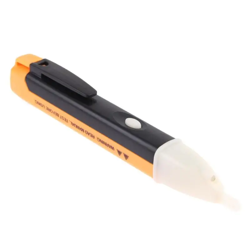 90-1000V Non Contact Socket Wall AC Power Outlet Voltage Detector Sensor Tester Electric Voltage Test Pen Single/Dual Button
90-1000V Non Contact Socket Wall AC Power Outlet Voltage Detector Sensor Tester Electric Voltage Test Pen Single/Dual Button