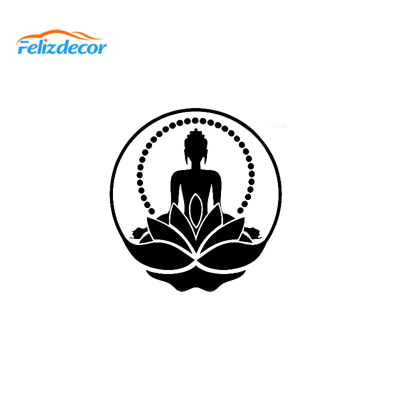 Vinyl Car Window Decal Meditating Buddha in Round Lotus Flower Stickers Meditation Yoga Boho Art Car Decoration Waterproof L730
Vinyl Car Window Decal Meditating Buddha in Round Lotus Flower Stickers Meditation Yoga Boho Art Car Decoration Waterproof L730