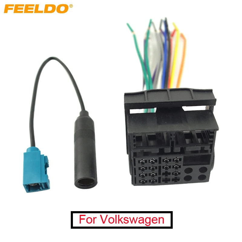 FEELDO 10Set Car Stereo Head Unit Wiring Harness With FRAKA Radio Anatenn Jack For Volkswagen Factory OEM Radio CD
FEELDO 10Set Car Stereo Head Unit Wiring Harness With FRAKA Radio Anatenn Jack For Volkswagen Factory OEM Radio CD