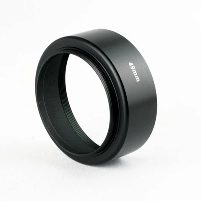 49mm Professional Standard Metal Lens Hood 49mm Screw In 49mm Filter Thread Lens 
49mm Professional Standard Metal Lens Hood 49mm Screw In 49mm Filter Thread Lens