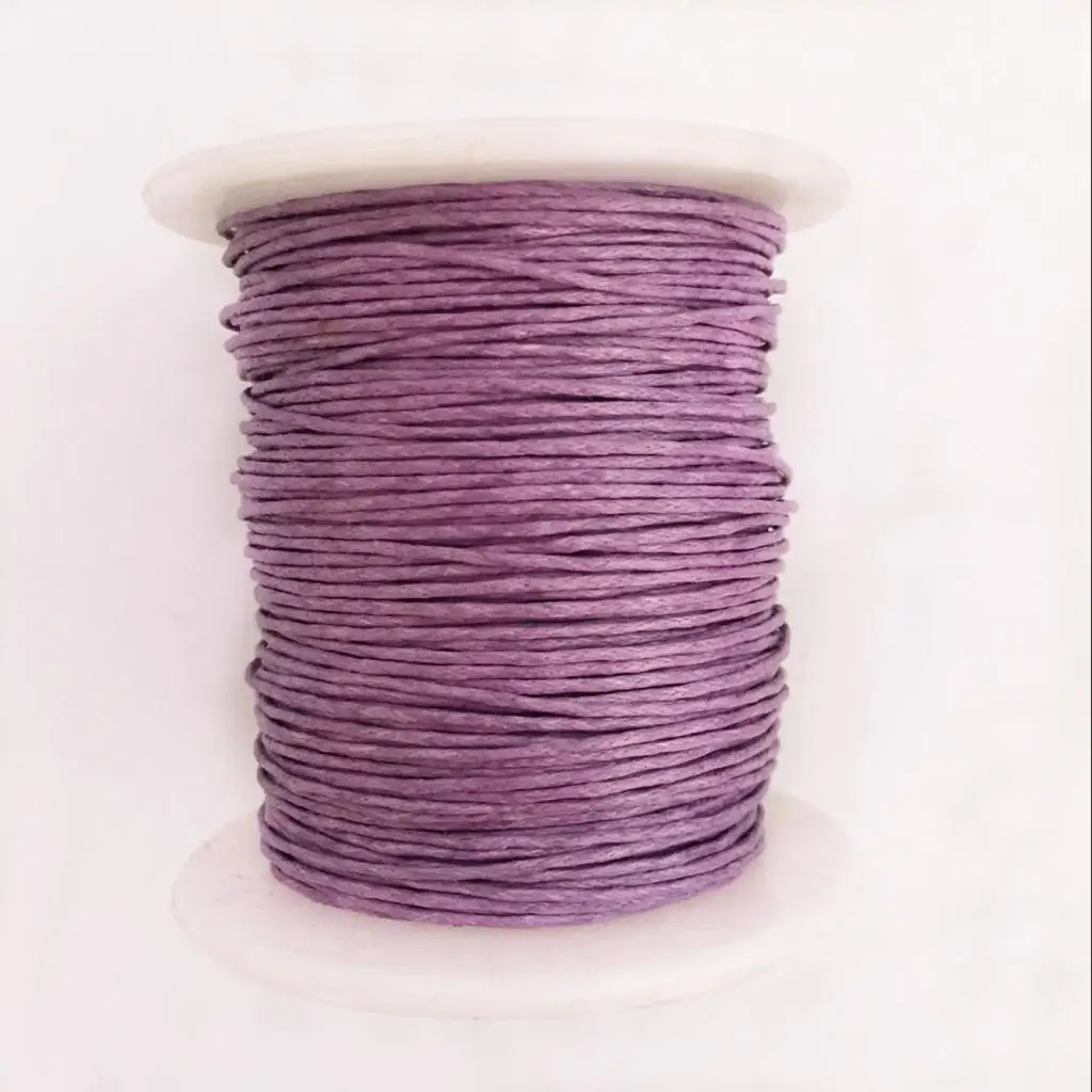 12 Rolls 80 Meters 1mm Waxed Cotton Cords Thread for DIY Bracelet Jewelry Making 12 Colors