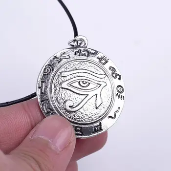Wholesale Movie The Eye of Horus Necklace ward off evil spirits Necklace good luck game shield men women pendant Jewelry gift
Wholesale Movie The Eye of Horus Necklace ward off evil spirits Necklace good luck game shield men women pendant Jewelry gift