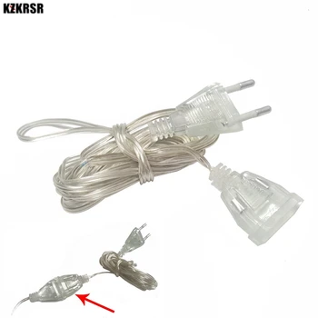 KZKRSR 3M EU US Transparent Extended Wire Cord For Xmas christmas string Fairy light wedding party holiday decor indoor outdoor
KZKRSR 3M EU US Transparent Extended Wire Cord For Xmas christmas string Fairy light wedding party holiday decor indoor outdoor
