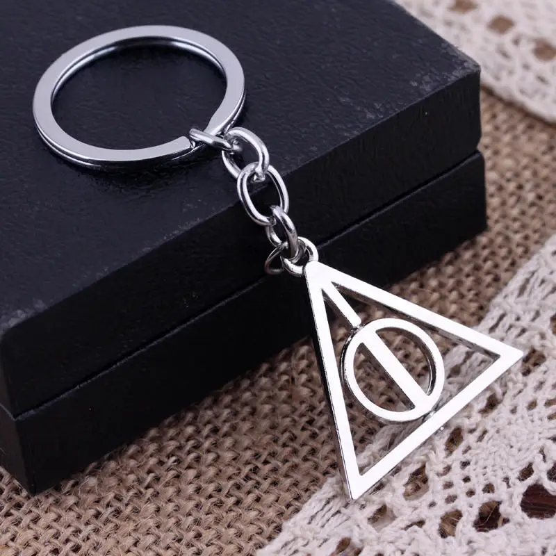 dongsheng Harry Deathly Hallows Keychain Keyring Among the Resurrection Stone Can Rotate the Triangle for Men Women Jewelry Gift
dongsheng Harry Deathly Hallows Keychain Keyring Among the Resurrection Stone Can Rotate the Triangle for Men Women Jewelry Gift